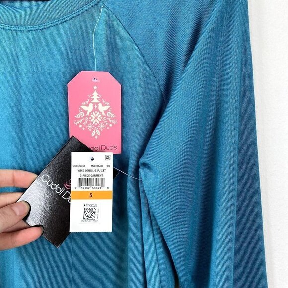 Cuddl duds Long Sleeve Pajama Top NWT S - Picture 3 of 8